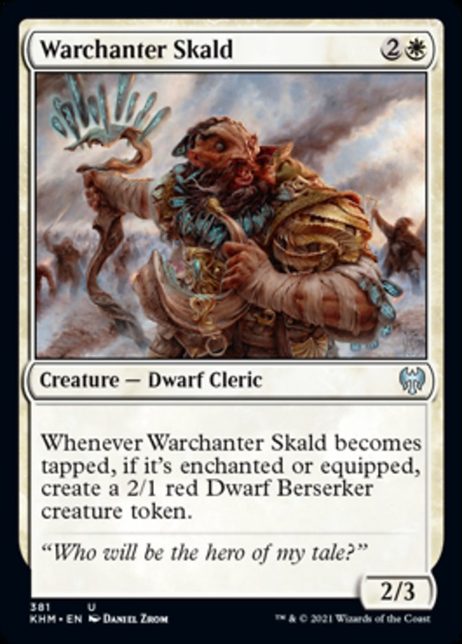 Warchanter Skald [Kaldheim] MTG Single Magic: The Gathering    | Red Claw Gaming