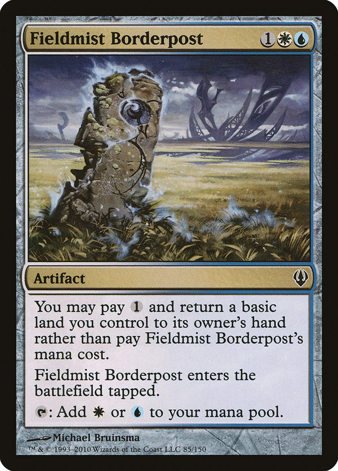 Fieldmist Borderpost [Archenemy] MTG Single Magic: The Gathering    | Red Claw Gaming