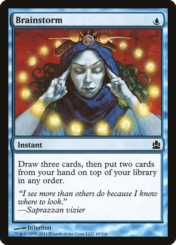 Brainstorm [Commander 2011] MTG Single Magic: The Gathering    | Red Claw Gaming