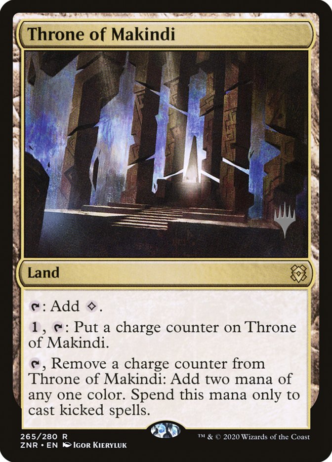 Throne of Makindi (Promo Pack) [Zendikar Rising Promos] MTG Single Magic: The Gathering    | Red Claw Gaming