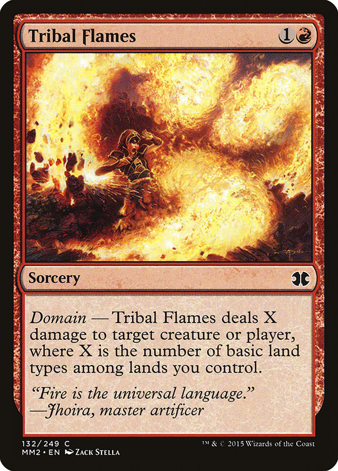 Tribal Flames [Modern Masters 2015] MTG Single Magic: The Gathering    | Red Claw Gaming