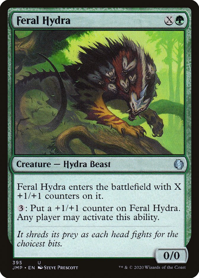 Feral Hydra [Jumpstart] MTG Single Magic: The Gathering    | Red Claw Gaming