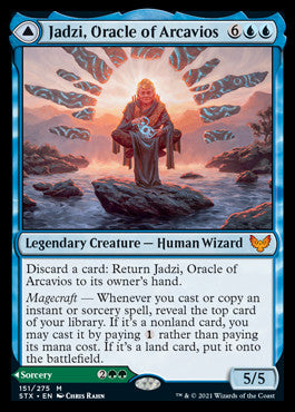 Jadzi, Oracle of Arcavios // Journey to the Oracle [Strixhaven: School of Mages] MTG Single Magic: The Gathering    | Red Claw Gaming