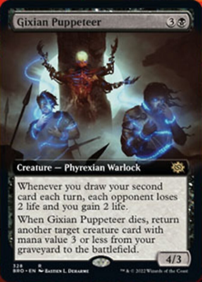 Gixian Puppeteer (Extended Art) [The Brothers' War] MTG Single Magic: The Gathering    | Red Claw Gaming