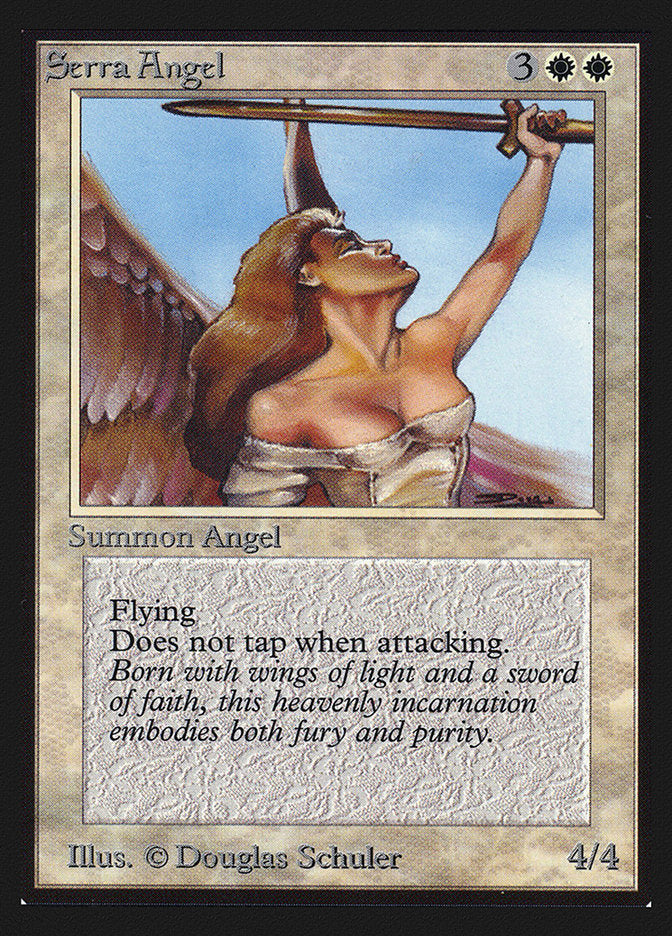 Serra Angel [Collectors' Edition] MTG Single Magic: The Gathering    | Red Claw Gaming