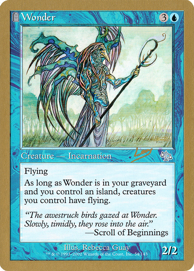 Wonder (Raphael Levy) [World Championship Decks 2002] MTG Single Magic: The Gathering    | Red Claw Gaming