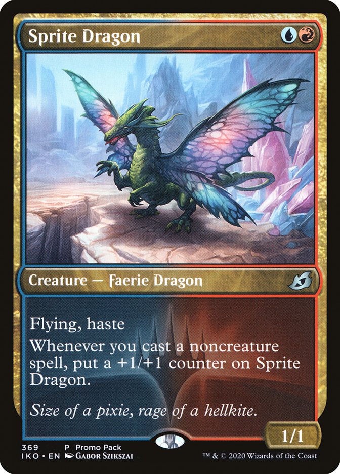 Sprite Dragon (Promo Pack) [Ikoria: Lair of Behemoths Promos] MTG Single Magic: The Gathering    | Red Claw Gaming