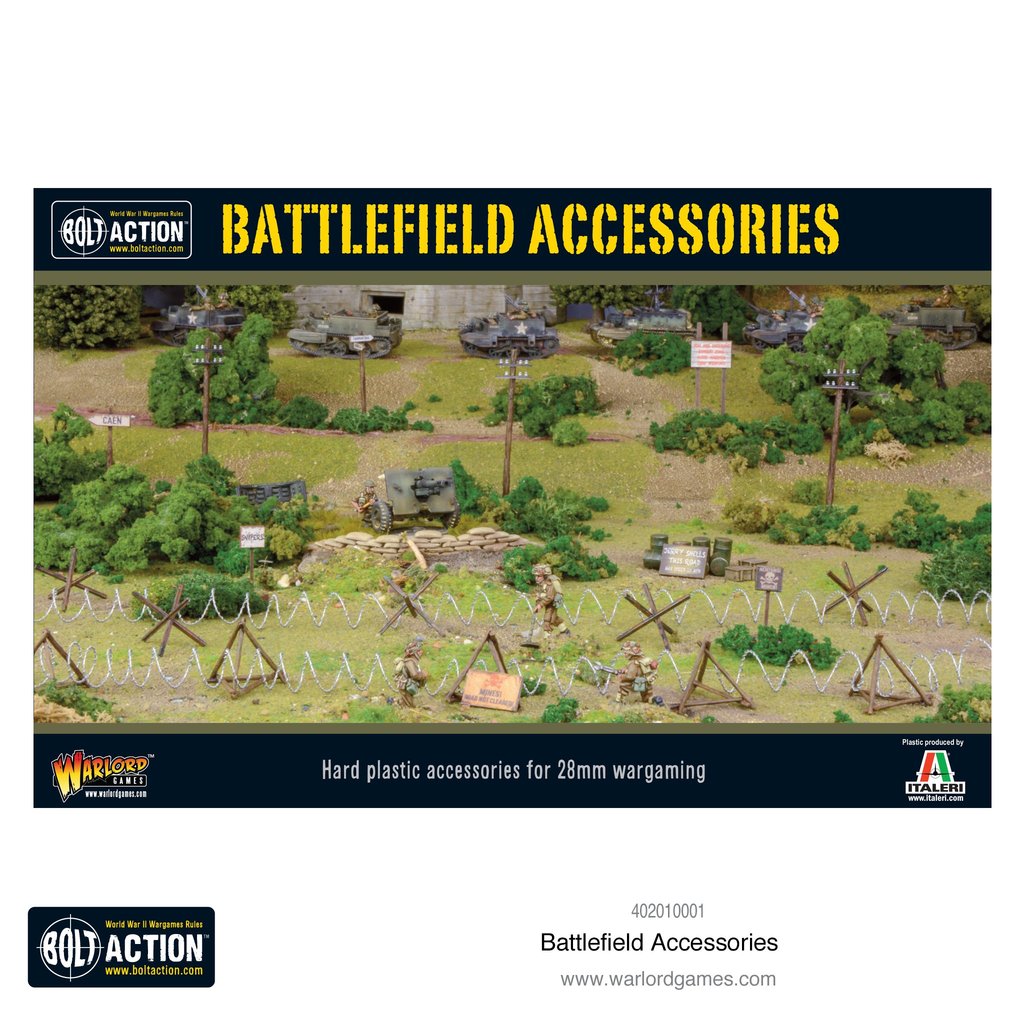Bolt Action Battlefield Accessories Terrain Warlord Games    | Red Claw Gaming