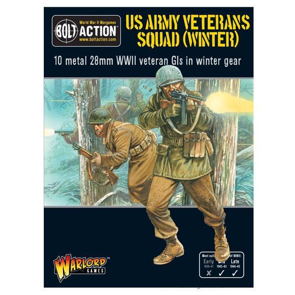 US Army Veterans Squad (Winter) American Warlord Games    | Red Claw Gaming