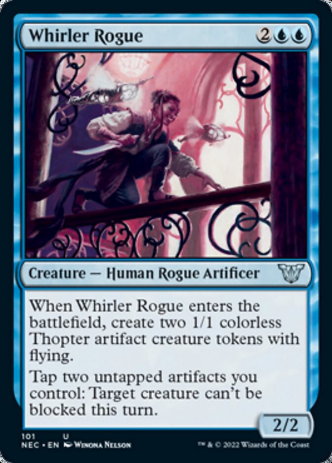 Whirler Rogue [Kamigawa: Neon Dynasty Commander] MTG Single Magic: The Gathering    | Red Claw Gaming