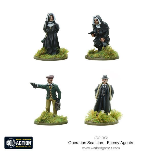 Operation Sea Lion Enemy Agents Germany Warlord Games    | Red Claw Gaming