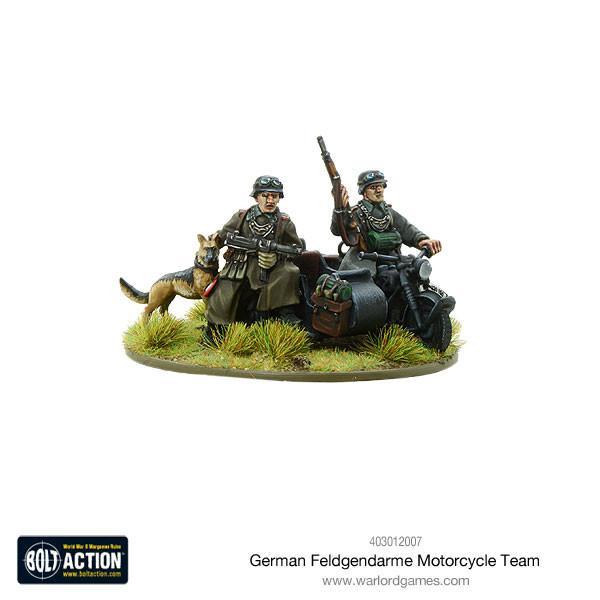 German Feldgendarme Motorcycle Team Germany Warlord Games    | Red Claw Gaming