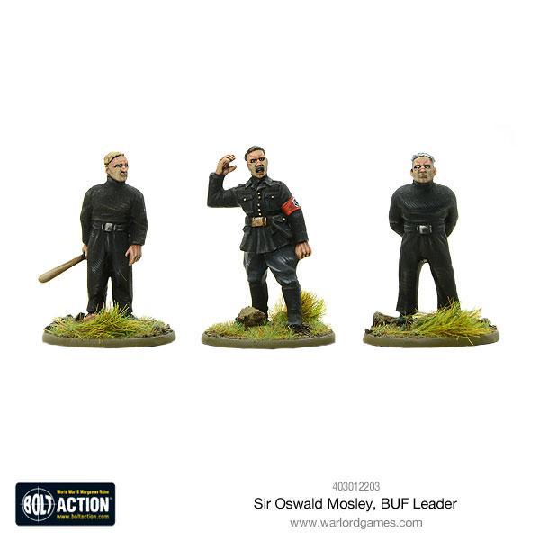 Sir Oswald Mosley, BUF Leader British Warlord Games    | Red Claw Gaming