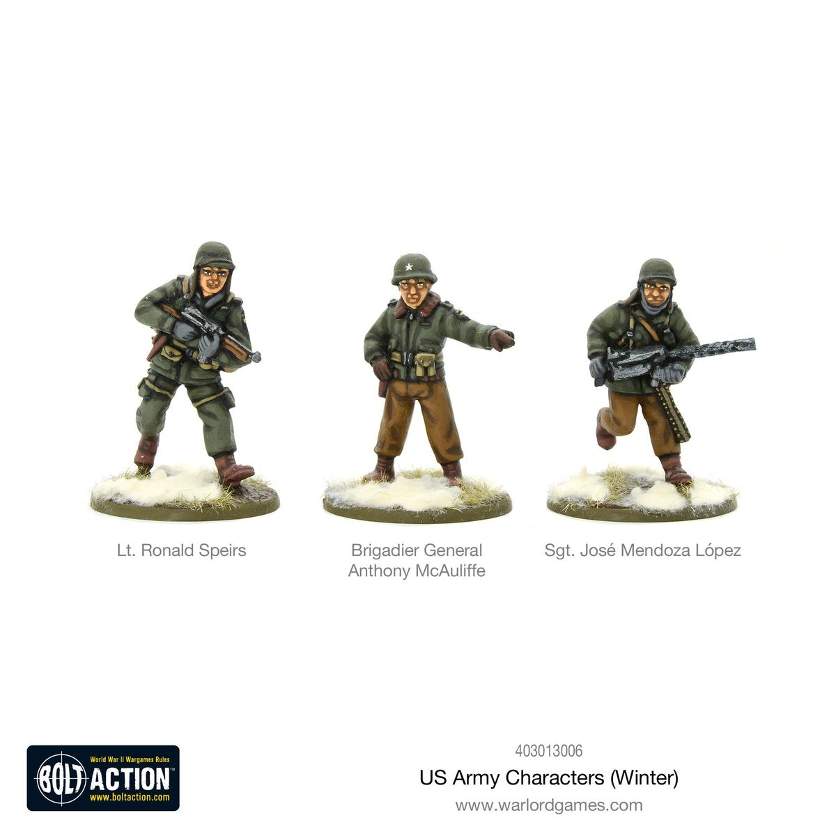 US Army Characters (Winter) American Warlord Games    | Red Claw Gaming