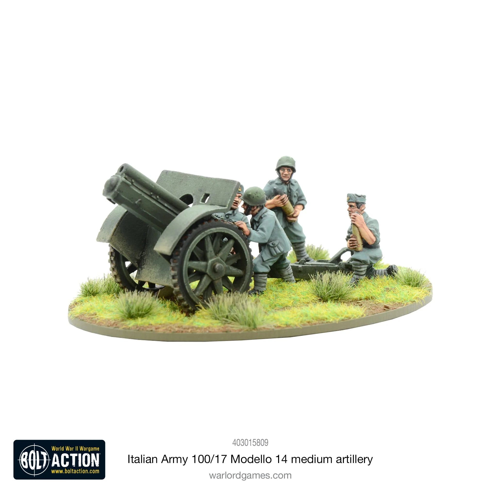 Italian Army 100/17 Modello 14 medium artillery Italian Warlord Games    | Red Claw Gaming