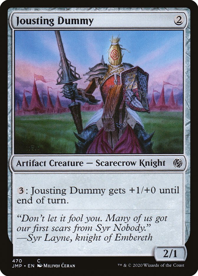 Jousting Dummy [Jumpstart] MTG Single Magic: The Gathering    | Red Claw Gaming