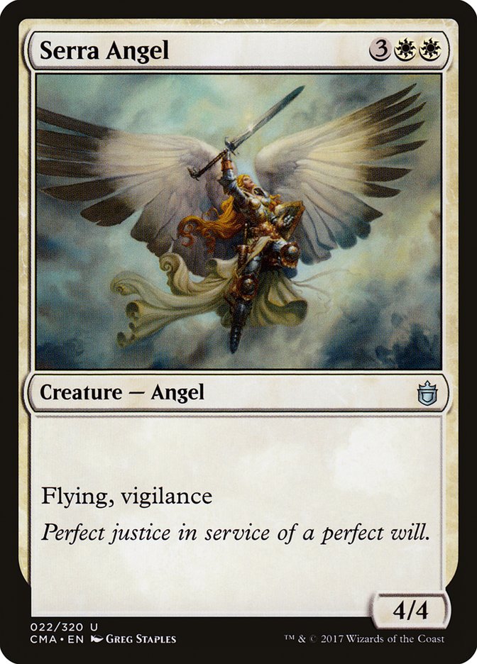 Serra Angel [Commander Anthology] MTG Single Magic: The Gathering    | Red Claw Gaming