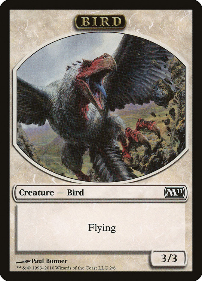 Bird Token [Magic 2011 Tokens] MTG Single Magic: The Gathering    | Red Claw Gaming