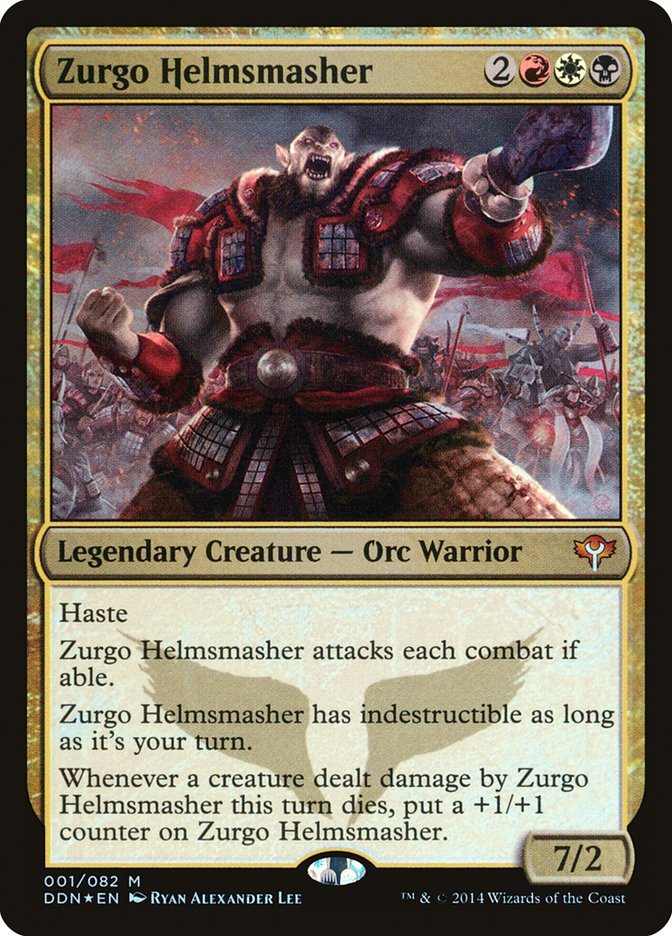 Zurgo Helmsmasher [Duel Decks: Speed vs. Cunning] MTG Single Magic: The Gathering    | Red Claw Gaming