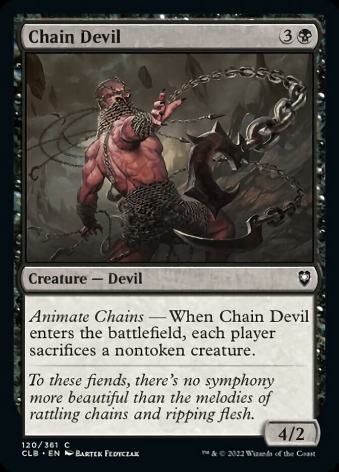 Chain Devil [Commander Legends: Battle for Baldur's Gate] MTG Single Magic: The Gathering    | Red Claw Gaming