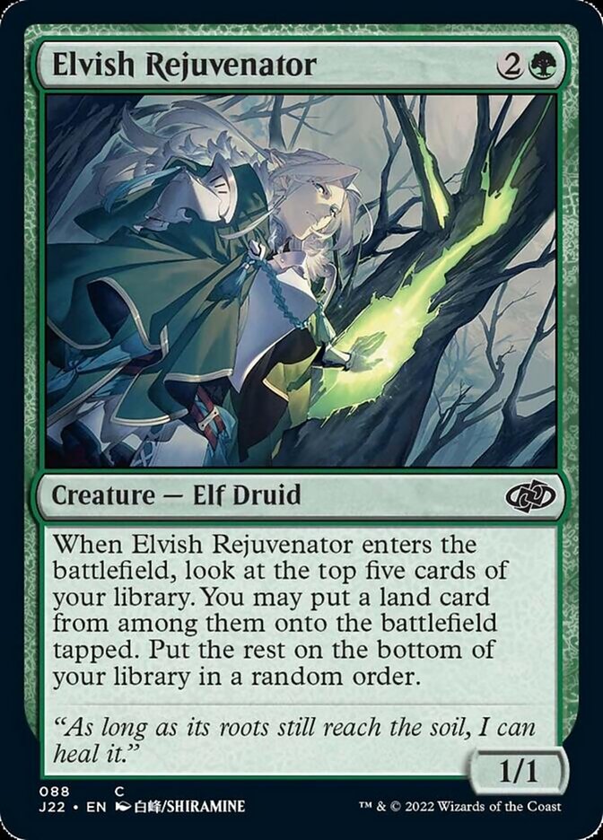 Elvish Rejuvenator [Jumpstart 2022] MTG Single Magic: The Gathering    | Red Claw Gaming