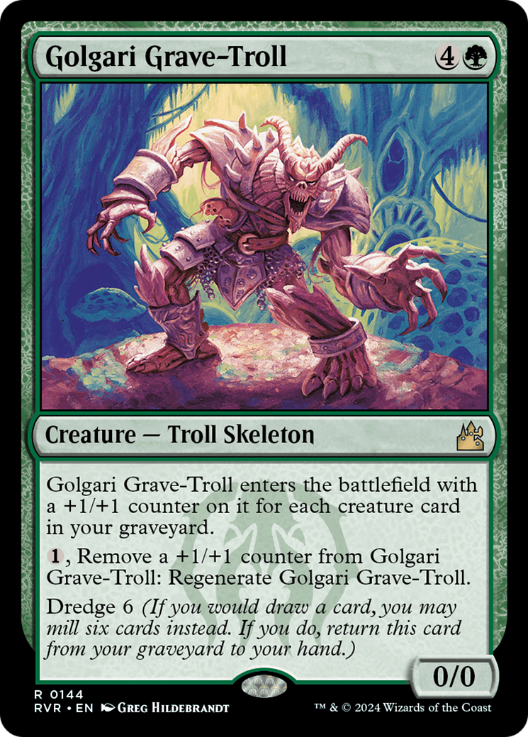 Golgari Grave-Troll [Ravnica Remastered] MTG Single Magic: The Gathering    | Red Claw Gaming