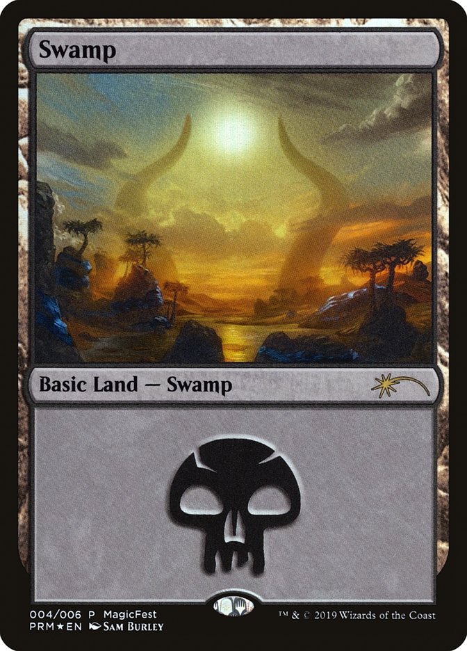 Swamp (4) [MagicFest 2019] MTG Single Magic: The Gathering    | Red Claw Gaming