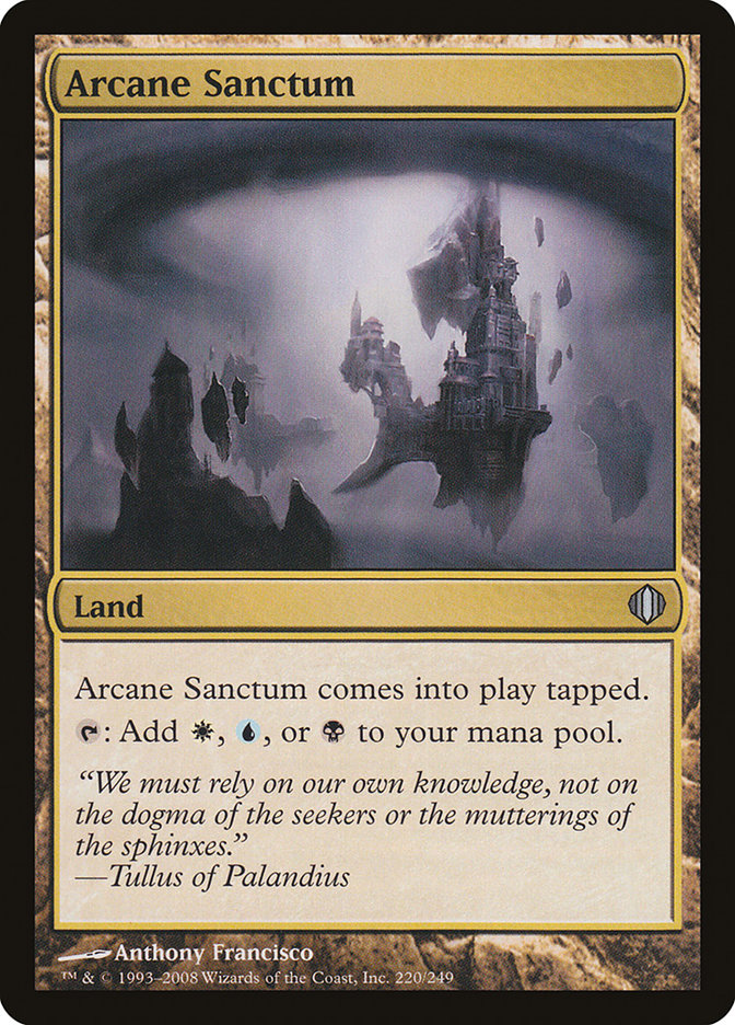 Arcane Sanctum [Shards of Alara] MTG Single Magic: The Gathering    | Red Claw Gaming