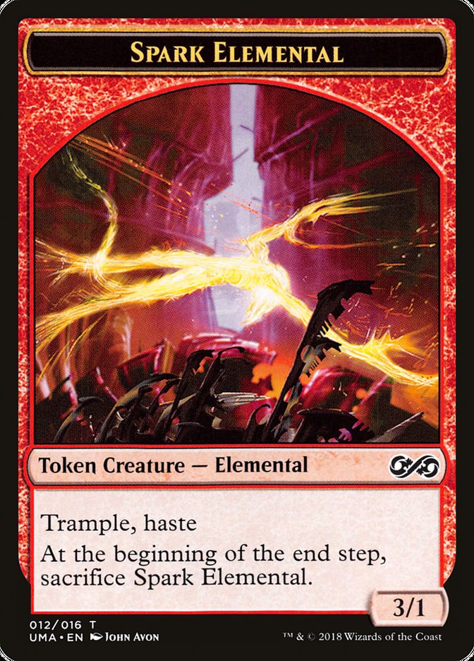 Spark Elemental Token [Ultimate Masters Tokens] MTG Single Magic: The Gathering    | Red Claw Gaming