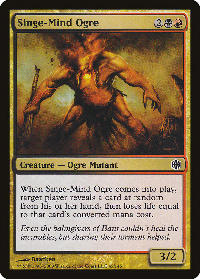 Singe-Mind Ogre [Alara Reborn] MTG Single Magic: The Gathering    | Red Claw Gaming