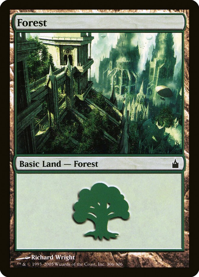 Forest (306) [Ravnica: City of Guilds] MTG Single Magic: The Gathering    | Red Claw Gaming