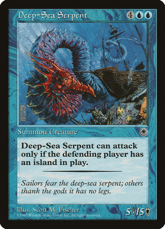 Deep-Sea Serpent [Portal] MTG Single Magic: The Gathering    | Red Claw Gaming