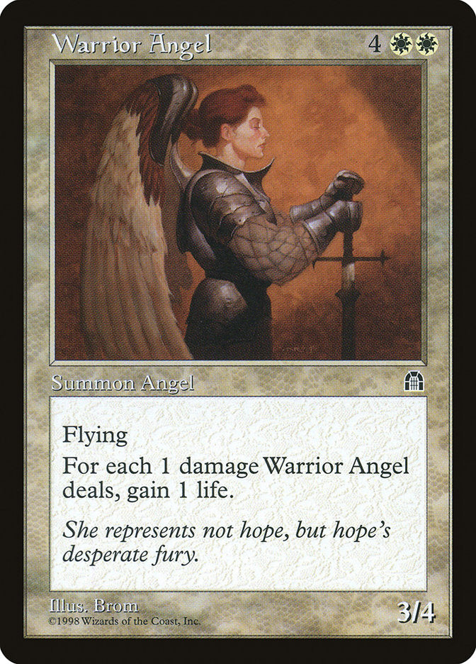 Warrior Angel [Stronghold] MTG Single Magic: The Gathering    | Red Claw Gaming