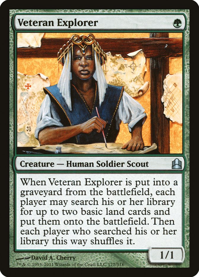 Veteran Explorer [Commander 2011] MTG Single Magic: The Gathering    | Red Claw Gaming