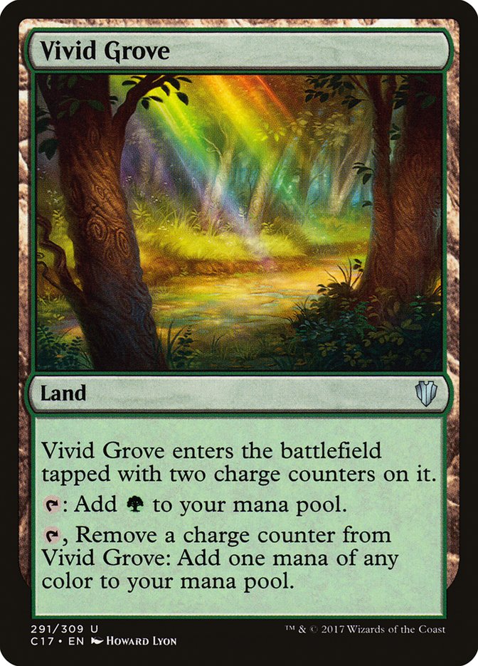 Vivid Grove [Commander 2017] MTG Single Magic: The Gathering    | Red Claw Gaming