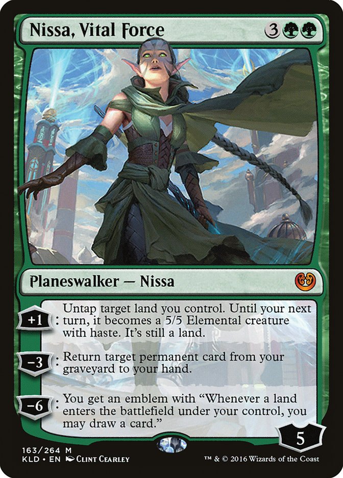 Nissa, Vital Force [Kaladesh] MTG Single Magic: The Gathering    | Red Claw Gaming