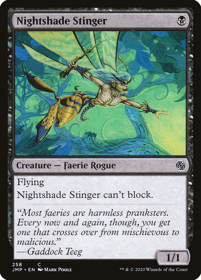 Nightshade Stinger [Jumpstart] MTG Single Magic: The Gathering    | Red Claw Gaming