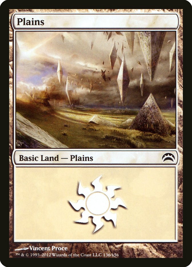 Plains (136) [Planechase 2012] MTG Single Magic: The Gathering    | Red Claw Gaming