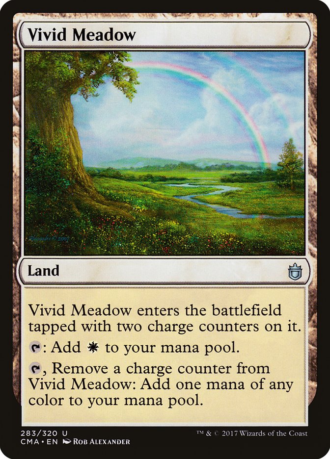 Vivid Meadow [Commander Anthology] MTG Single Magic: The Gathering    | Red Claw Gaming