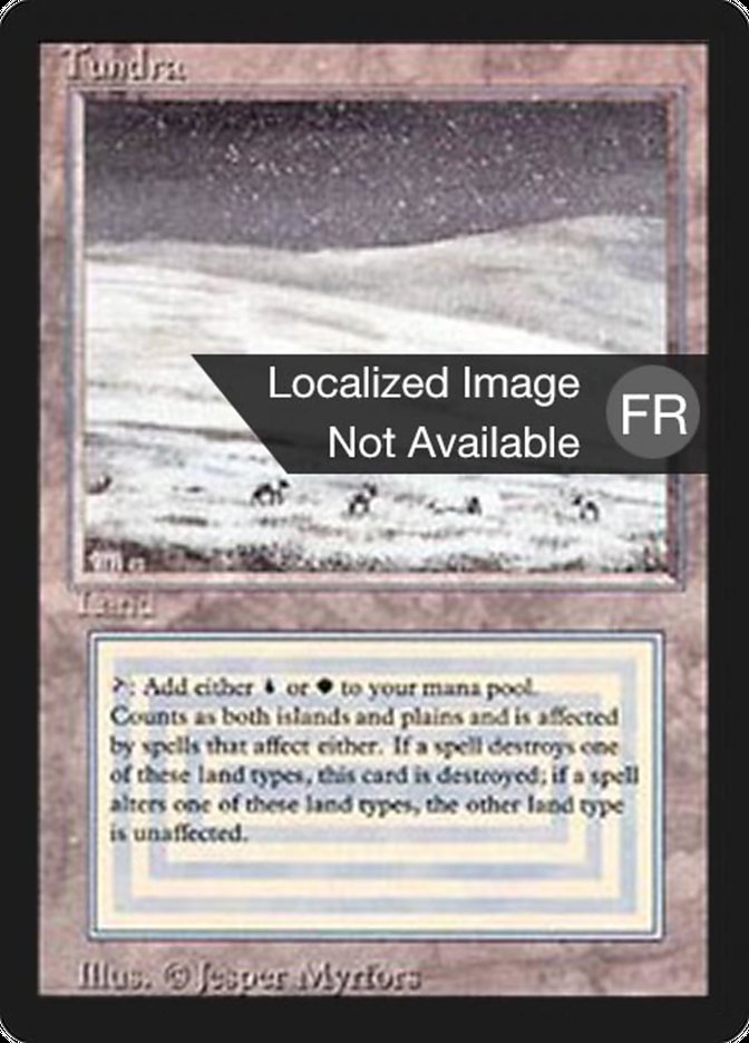 Tundra [Foreign Black Border] MTG Single Magic: The Gathering    | Red Claw Gaming