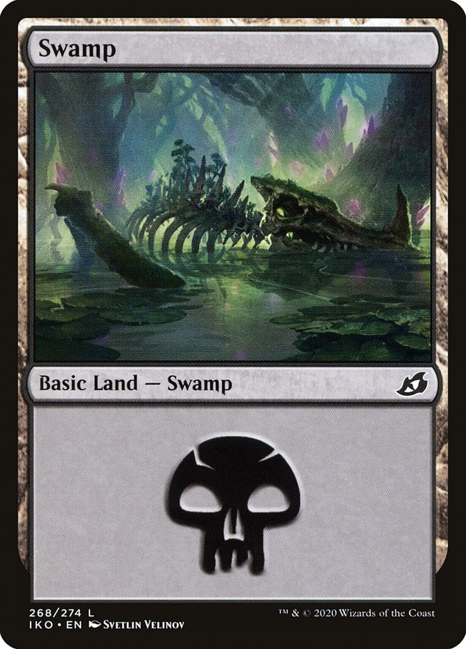 Swamp (268) [Ikoria: Lair of Behemoths] MTG Single Magic: The Gathering    | Red Claw Gaming