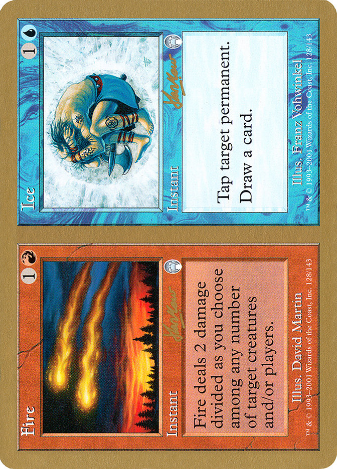 Fire // Ice (Sim Han How) [World Championship Decks 2002] MTG Single Magic: The Gathering    | Red Claw Gaming