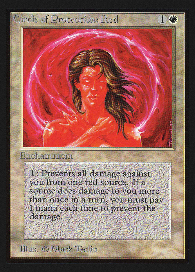 Circle of Protection: Red [International Collectors' Edition] MTG Single Magic: The Gathering    | Red Claw Gaming