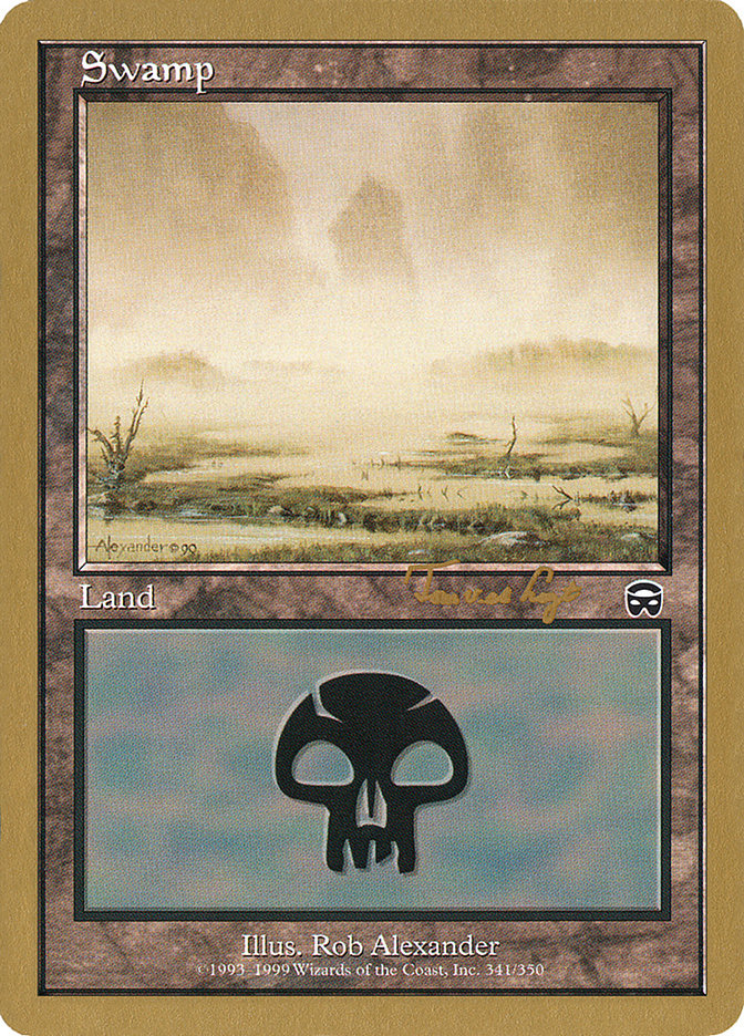 Swamp (tvdl341) (Tom van de Logt) [World Championship Decks 2001] MTG Single Magic: The Gathering    | Red Claw Gaming