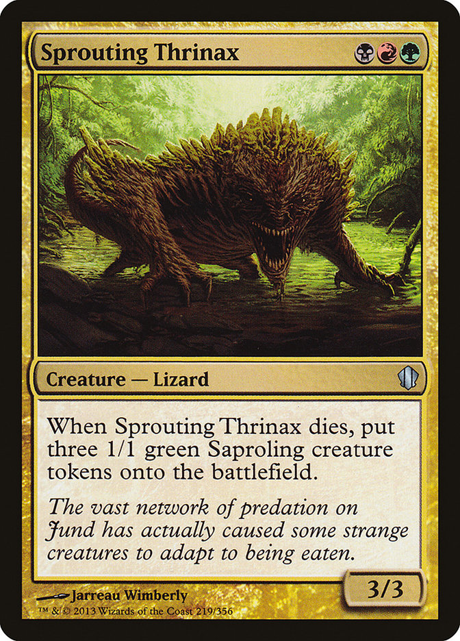 Sprouting Thrinax [Commander 2013] MTG Single Magic: The Gathering    | Red Claw Gaming