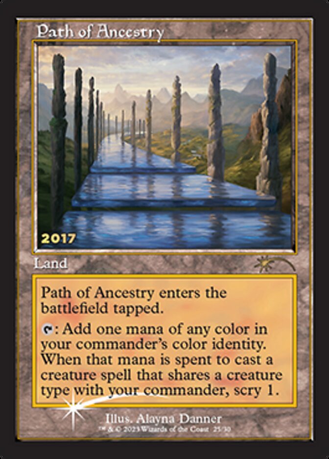 Path of Ancestry [30th Anniversary Promos] MTG Single Magic: The Gathering    | Red Claw Gaming