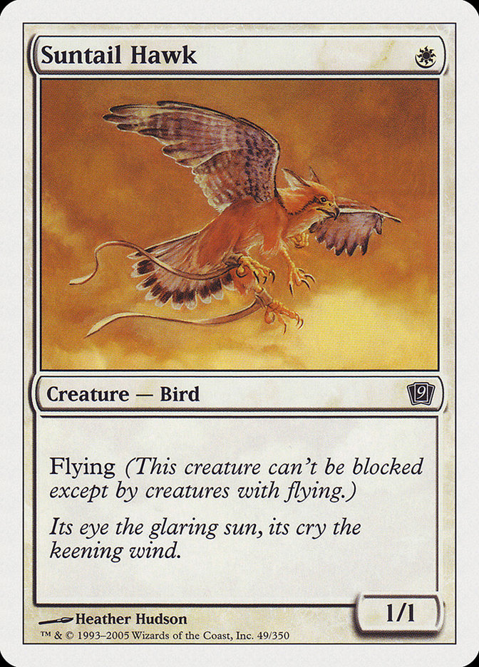 Suntail Hawk [Ninth Edition] MTG Single Magic: The Gathering    | Red Claw Gaming