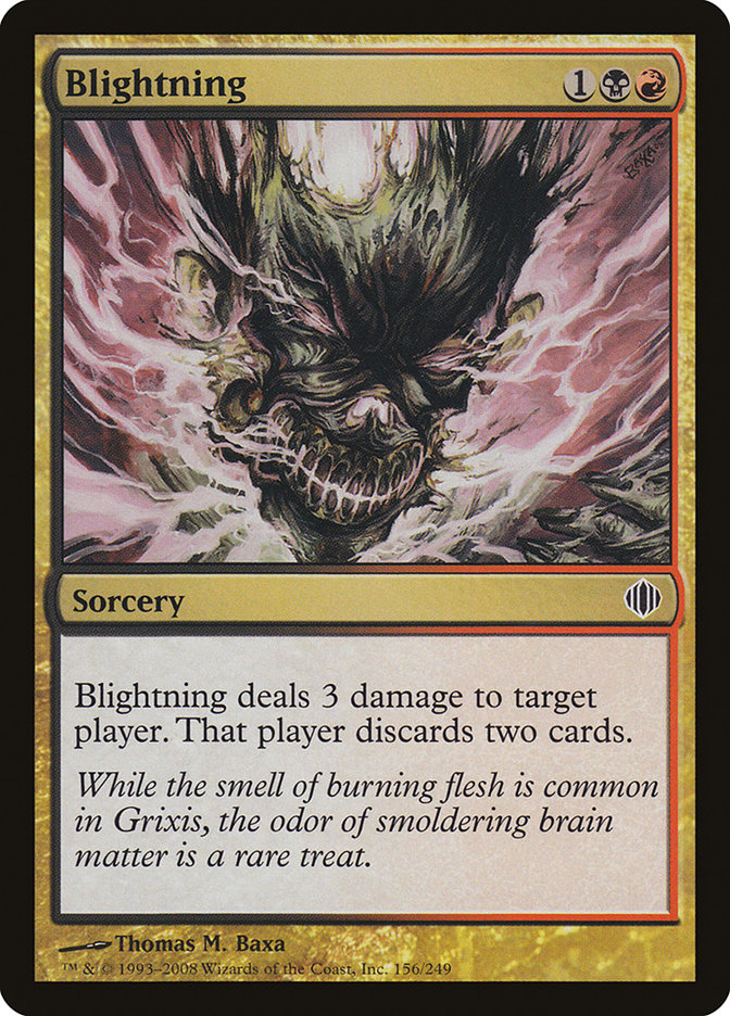 Blightning [Shards of Alara] MTG Single Magic: The Gathering    | Red Claw Gaming