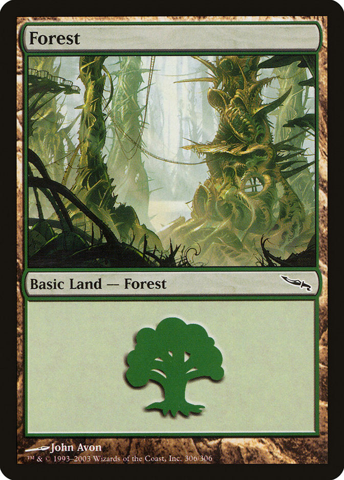 Forest (306) [Mirrodin] MTG Single Magic: The Gathering    | Red Claw Gaming