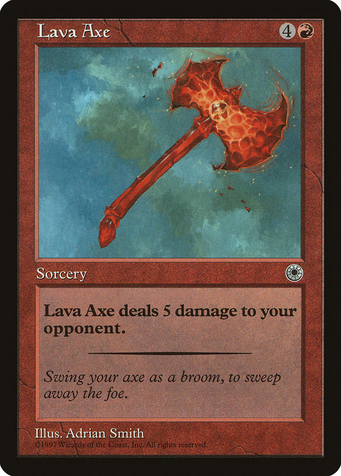 Lava Axe [Portal] MTG Single Magic: The Gathering    | Red Claw Gaming